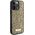 Guess Guess GUHCP15XPFGSBSD iPhone 15 Pro Max 6.7" żółty/yellow hardcase Rhinestone Metal Logo