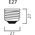 Philips Philips infrared lamp BR125 IR 150W E27 230-250V Red