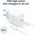 Ładowarka Jellico JELLICO ładowarka sieciowa AK180 PD 20W 1xUSB-C + kabel USB-C - Lightning Biały standard