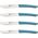 Berkel Berkel steak knife set 4-pcs. Color petrol blue
