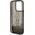 Guess Guess GUHCP15LLFCSEGK iPhone 15 Pro 6.1" czarny/black hardcase Liquid Glitter Gold Stripes