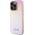 Guess Guess GUHCP15XPSAIRSP iPhone 15 Pro Max 6.7" różowy/pink hardcase Saffiano Iridescent Script