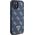 Guess Guess GUHCP15MPG4GPB iPhone 15 Plus / 14 Plus 6.7" niebieski/blue hardcase 4G Triangle Metal Logo
