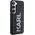 Karl Lagerfeld Etui Karl Lagerfeld KLHCS23S3DMBKCK Samsung Galaxy S23 hardcase 3D Rubber Glitter Logo czarny/black