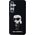 Karl Lagerfeld Karl Lagerfeld KLHCS24SSNIKBCK S24 S921 hardcase czarny/black Silicone Ikonik NoSize
