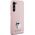 Karl Lagerfeld Etui Karl Lagerfeld KLHCS23MSMHCNPP Samsung Galaxy S23+ Plus Silicone Choupette Metal Pin różowy/pink