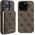 Guess Zestaw Guess GUBPM5P15L4GEMGW Apple iPhone 15 Pro hardcase + Powerbank 5000mAh MagSafe 4G Metal Logo brązowy/brown