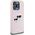 Karl Lagerfeld Karl Lagerfeld KLHMP15LSKCHPPLP iPhone 15 Pro 6.1" różowy/pink hardcase Silicone Karl & Choupette MagSafe