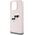 Karl Lagerfeld Karl Lagerfeld KLHMP15LSKCHPPLP iPhone 15 Pro 6.1" różowy/pink hardcase Silicone Karl & Choupette MagSafe