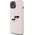 Karl Lagerfeld Karl Lagerfeld KLHMP15SSKCHPPLP iPhone 15 / 14 / 13 6.1" różowy/pink hardcase Silicone Karl & Choupette MagSafe