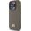 DKNY DKNY DKHMP15LPSHRPSW iPhone 15 Pro 6.1" brązowy/brown hardcase Leather Monogram Pattern Metal Logo MagSafe