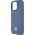 DKNY DKNY DKHMP15XPSHRPSB iPhone 15 Pro Max 6.7" niebieski/blue hardcase Leather Monogram Pattern Metal Logo MagSafe