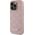Karl Lagerfeld Karl Lagerfeld KLHMP15LPKHPORPP iPhone 15 Pro 6.1" hardcase różowy/pink Leather Monogram Metal Logo