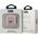 Karl Lagerfeld Karl Lagerfeld KLA2PGCHPP AirPods 1/2 cover różowy/pink Monogram Choupette Head