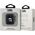Karl Lagerfeld Karl Lagerfeld KLA2PGKIPK AirPods 1/2 cover czarny/black Monogram Karl Head