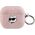 Karl Lagerfeld Karl Lagerfeld KLA3PGCHPP AirPods 3 cover różowy/pink Monogram Choupette Head