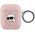 Karl Lagerfeld Karl Lagerfeld KLA2PGKIPP AirPods 1/2 cover różowy/pink Monogram Karl Head