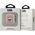 Karl Lagerfeld Karl Lagerfeld KLA2PGKIPP AirPods 1/2 cover różowy/pink Monogram Karl Head