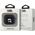 Karl Lagerfeld Karl Lagerfeld KLA3PGKIPK AirPods 3 cover czarny/black Monogram Karl Head