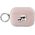 Karl Lagerfeld Karl Lagerfeld KLAP2PGKCPP AirPods Pro 2 (2022/2023) cover różowy/pink Monogram Karl & Choupette Head