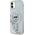 Karl Lagerfeld Karl Lagerfeld KLHMN61LGCHSGH iPhone 11 / Xr 6.1" hardcase transparent Liquid Glitter Choupette Head Magsafe