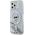 Karl Lagerfeld Karl Lagerfeld KLHMP12MLGCHSGH iPhone 12/12 Pro 6.1" hardcase transparent Liquid Glitter Choupette Head Magsafe