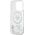 Karl Lagerfeld Karl Lagerfeld KLHMP14LLGCHSGH iPhone 14 Pro 6.1" hardcase transparent Liquid Glitter Choupette Head Magsafe