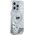 Karl Lagerfeld Karl Lagerfeld KLHMP15LLGKISGH iPhone 15 Pro 6.1" hardcase transparent Liquid Glitter Karl Head Magsafe