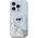 Karl Lagerfeld Karl Lagerfeld KLHMP15XLGCHSGH iPhone 15 Pro Max 6.7" hardcase transparent Liquid Glitter Choupette Head Magsafe