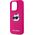 Karl Lagerfeld Karl Lagerfeld KLHMP15LSCHPPLF iPhone 15 Pro 6.1" różowy/fuschia hardcase Silicone Choupette Head MagSafe