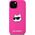 Karl Lagerfeld Karl Lagerfeld KLHMP15MSCHPPLF iPhone 15 Plus / 14 Plus 6.7" różowy/fuschia hardcase Silicone Choupette Head MagSafe