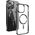 Swissten Clear Jelly Magstick Metallic for iPhone 15 Pro Black