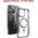 Swissten Clear Jelly Magstick Metallic  for iPhone 14 Pro Max Black