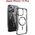 Swissten Clear Jelly Magstick Metallic for iPhone 14 Plus - Black