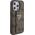 Guess Guess GUHCP15XPGS4TDW iPhone 15 Pro Max 6.7" brązowy/brown hardcase Grip Stand 4G Triangle Strass