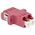 Adapter AV Digitus Digitus Adapter światłowodowy LC/LC, duplex, wielomodowy OM4, ceramiczna ferrula, różowy