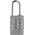 MasterLock Master Lock Combination Lock in alumin. steel Shackle 7620EURDCC