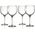 Alessi Alessi Mami-XL Set of 4 glasses for red wine SG119/0S4