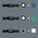 Wera Wera 454/5 HF SHK Set 1 T-handle screwdriver, 5 pieces (black/green, with holding function)