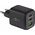Ładowarka Goobay goobay USB-C PD multiport fast charger Nano 65 Watt (black, 1x USB-A, 2x USB-C PD, GaN technology)