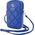 Guess Guess Zip Quilted 4G - Torebka na telefon (niebieski)