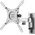 Deltaco Deltaco ARM-0266, Screws, 15 kg, 33 cm (13"), 109.2 cm (43"), 200 x 200 mm, Silver