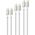 Kabel USB 4smarts USB-C - USB-C 3 m Srebrny (540621)