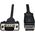 Kabel Eaton Eaton Tripp Lite Series DisplayPort 1.2 to VGA Active Adapter Cable (DP with Latches to HD15 M/M), 3 ft. (0.9 m) - Videokabel - DisplayPort (M) zu HD-15 (VGA) (M) - 91 cm - aktiv, eingerastet - Schwarz