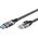 Adapter AV Goobay Goobay 70497 zmieniacz płci / kabli USB A RJ-45 Czarny, Srebrny