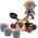 Djeco Djeco Arty Toys - Piratai - Baldy ir jo katapulta