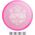 Discmania Pink Diskgolfo diskas Putter SENSEI Active Premium Rožinė