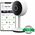 Kamera IP Deltaco WiFi kamera DELTACO SMART HOME su judesio aptikimu ir dviejų krypčių garsu, 2MP, IR naktinis matymas, ONVIF, baltae / SH-IPC05
