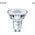 Signify Philips LED classic Lampe 50W GU10 Warmweiß 355lm Silber 2er P