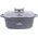 Zilner BRYTFANNA GARNEK KWADRATOWY 5.5L 26cm ZILNER GREY ZL-7059
